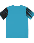Men's Polyester Sport Tee black and blue