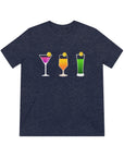 Cocktails and Pickleball Ladies Unisex Triblend Tee