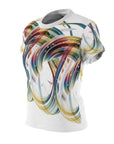 Women's beautiful swirling sport top