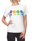 Women's Pickleball lineup print sport tee