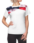 Women's Patriotic American colors tee