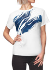 Ladies flash blue sport top