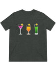 Cocktails and Pickleball Ladies Unisex Triblend Tee