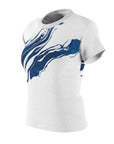 Ladies flash blue sport top