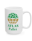 Atlas Pallet Coffee Mugs in 11 oz or 15 oz sizes