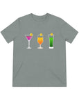Cocktails and Pickleball Ladies Unisex Triblend Tee