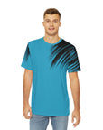 Men's Polyester Sport Tee black and blue