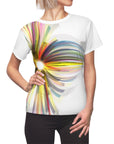 Ladies color explosion sport top