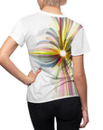Ladies color explosion sport top