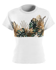 Women's Jungle leaves sport tee