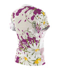 Ladies flower and butterfly sport top