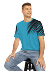 Men's Polyester Sport Tee black and blue