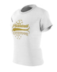 Women's Pickleball flip print sport tee brown