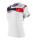Women's Patriotic American colors tee