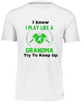 Pickleball Grandma, pickleball, grandma gift, Play like a grandma, 64STTM Essential Dri-Power Tee