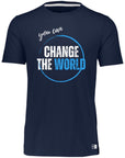 You can change the world! A fantastic gift!  The gift of belief. Graduation gift. 64STTM Essential Dri-Power Tee