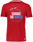 You can change the world! A fantastic gift!  The gift of belief. Graduation gift. 64STTM Essential Dri-Power Tee