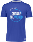 You can change the world! A fantastic gift!  The gift of belief. Graduation gift. 64STTM Essential Dri-Power Tee