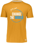 You can change the world! A fantastic gift!  The gift of belief. Graduation gift. 64STTM Essential Dri-Power Tee