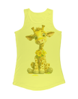 Giraffe cartoon Womens Giraffe Tank Top