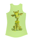 Giraffe cartoon Womens Giraffe Tank Top