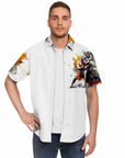 The Boxer Short Sleeve Button Down Shirt , unique shirt, designer men's shirt