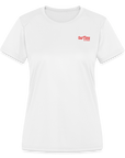 Women's Moisture Wicking Performance T-Shirt for OurTime Travel - white