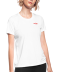 Women's Moisture Wicking Performance T-Shirt for OurTime Travel - white