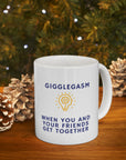 Do you have those friends who you just giggle with until your sides ache? Gigglegasm from the gasm series of Ceramic Mug 11oz
