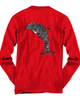 Capture this Dolphin logo Dolphin w/ back a great shirt