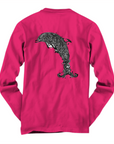 Capture this Dolphin logo Dolphin w/ back a great shirt