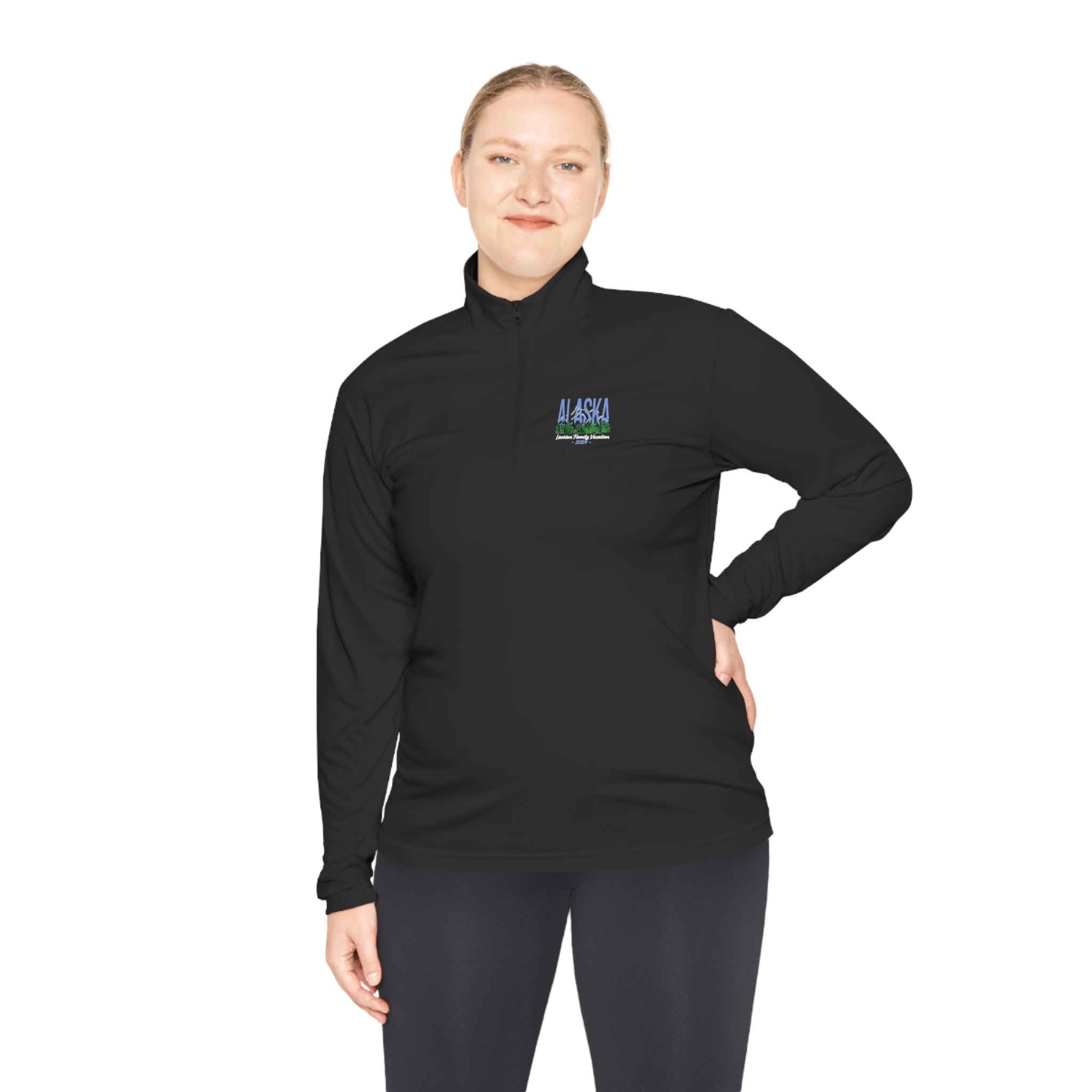 Unisex Quarter-Zip Pullover Alaska vacation