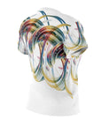 Women's beautiful swirling sport top