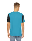 Men's Polyester Sport Tee black and blue