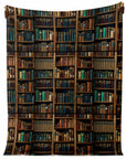 Librarian perfect gift, Premium Microfleece Blanket , Library,