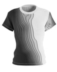 Women's wave print sport tee