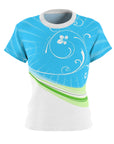 Women's Designer shirt blue/green