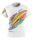 Women's cross-body swoosh Pickleball Tee