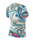 Ladies paisley experience top with striking colors