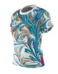 Ladies paisley experience top with striking colors