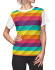 Women's Crepe Stripe Pickleball Tee