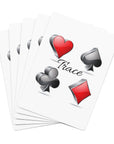 Custom Poker Cards, personalized for Traces