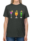 Cocktails and Pickleball Ladies Unisex Triblend Tee