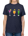 Cocktails and Pickleball Ladies Unisex Triblend Tee