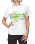 Women's Pickleball flip print sport tee