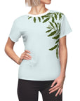 Women's Designer Pickleball Tee  forest free