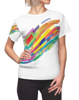 Women's cross-body swoosh Pickleball Tee