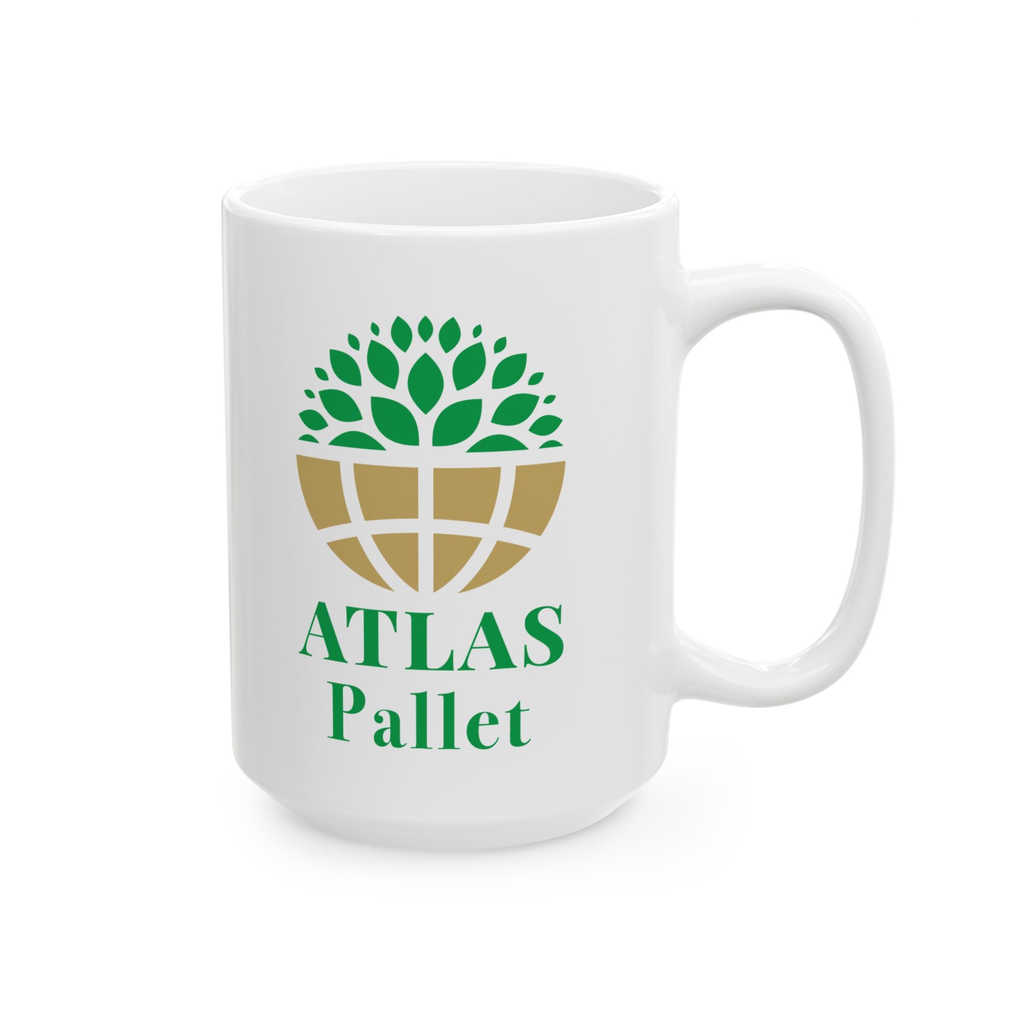 Atlas Pallet Coffee Mugs in 11 oz or 15 oz sizes