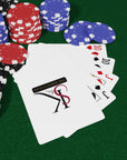 Custom Poker Cards, Steve & Kristen, your initials here in place of S&K