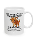 Grumpy Old Woman - Ceramic Mug, (11oz, 15oz)